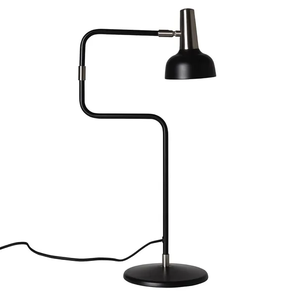 Ray Bordlampe LED Sort/ Nikkel