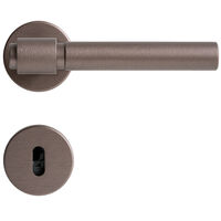 Helix 200 Plain Door Handle Dark Bronze