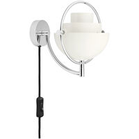 Multi-Lite Vägglampa White Semi Matt / Chrome