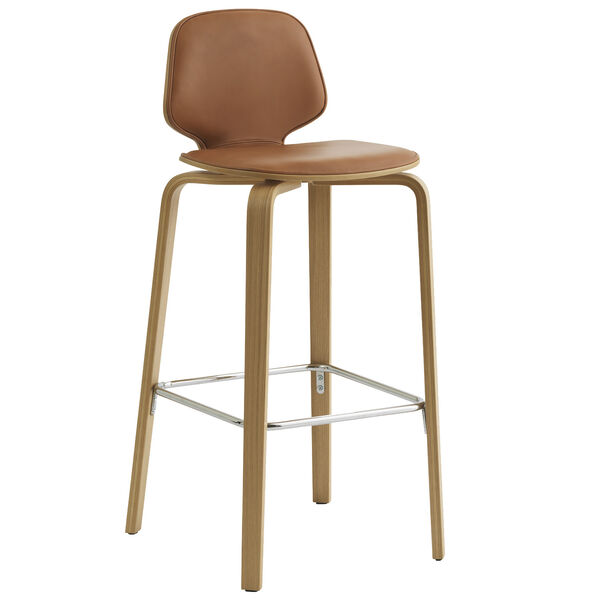 My Chair Barstol 75 cm Cognacfarvet / Egetræ