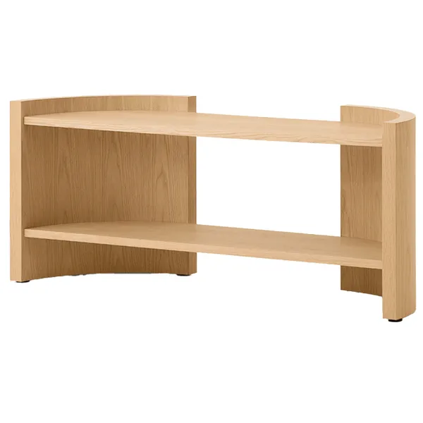 Crescent Bokhylle Lakkert Eik 60 cm