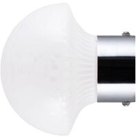 Fungo 16 Vägglampa Krom / Vit