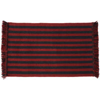 Stripes and Stripes Tæppe 52x95 cm Kirsebærrødt