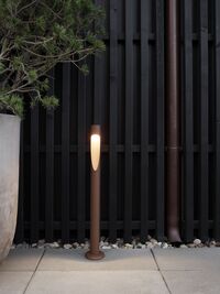 Flindt Garden Pullert Lang Corten Base Uten Adapter 2700K