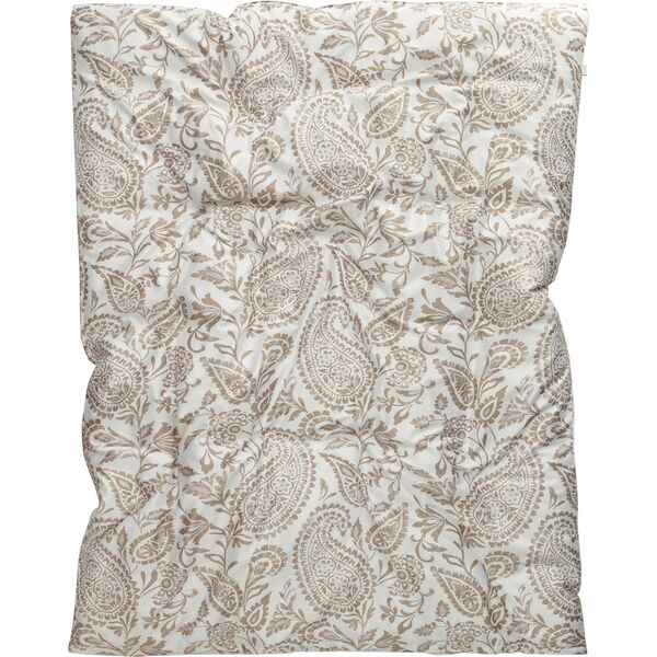Paisley Pussilakana Valkoinen 220x220 cm Dry Sand