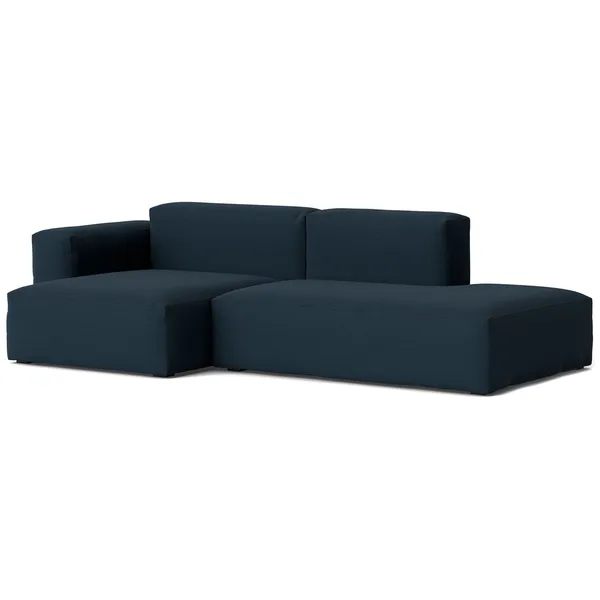 Mags Soft Low 25-sitssoffa Comb. 3 Vänster Divan Steelcut Trio 796 / Svart Söm