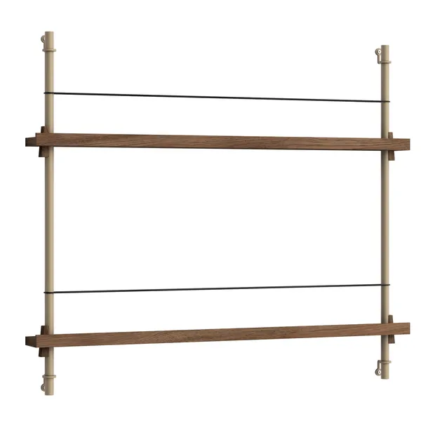 Magazine Hylde 73x85 cm Røget Eg/Varm Grå