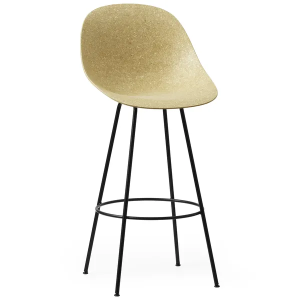 Mat Barstol 75 cm Hemp / Sort