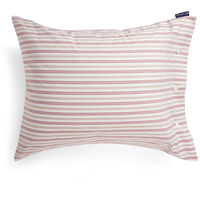 Dobby Striped Pudebetræk Hvidt / Beige / Rødt 50x60 cm