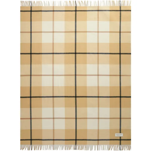 Extra fine Plaid 130x180 cm Burnt Wheat