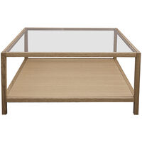 2000 Salongbord 105x105x50 Naturlig Eik