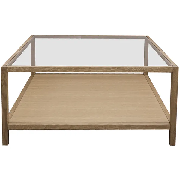 2000 Salongbord 105x105x50 Naturlig Eik