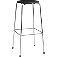 High Dot™ Barstol med 4 Ben 76 cm Chrome / Sort Ask