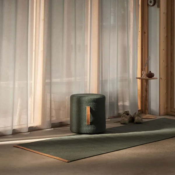 Björk Uldgulvtæppe 80x250 cm Lysegråt