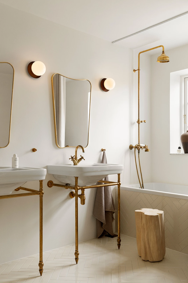 Liila 1 Væg-/Loftslampe 165 cm Mørk Bronze / Opal