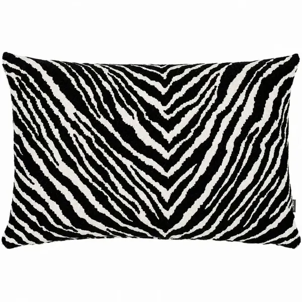 Zebra Kuddfodral 40x60 cm Svart / Vit