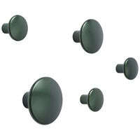 Dots Kroker Metall 5-pk Mørkegrønn