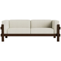Kube 3-Seter Sofa Mørkebrun / Remix 223