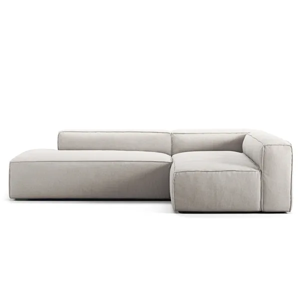 Grand Loungesofa 3-seters åpen ende Venstre Moon White