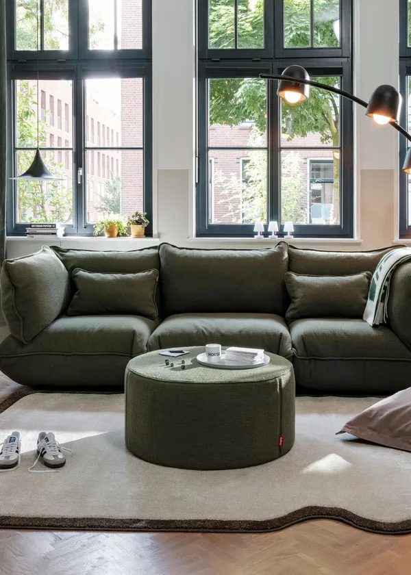 Pfffh Boucle Recycled Puf Leaf Green