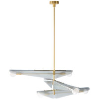 Sycamore 3 Ceiling Lamp Brass / Dusk Pink