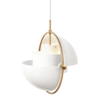Multi-Lite Pendel 36 cm Mässing/Vit Halvmatt
