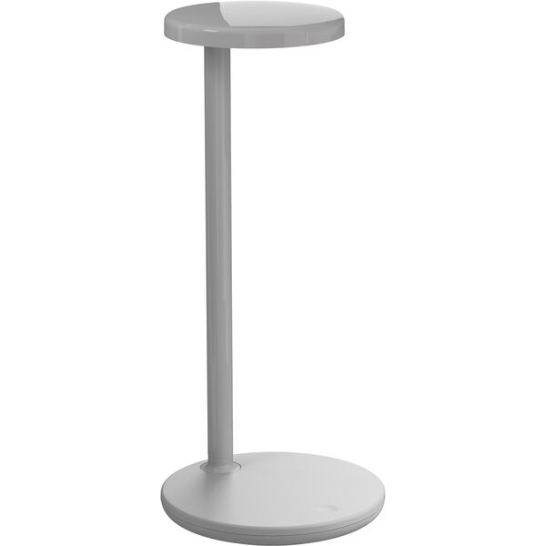 Oblique Qi Bordlampe Grå