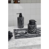Marble Tvålpump High Svart Grå