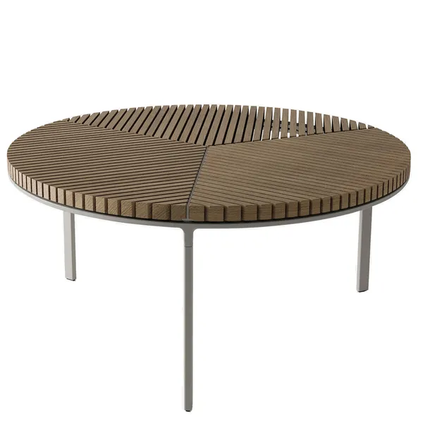 Vipp716 Open-Air Sofabord Ø90 cm Teak