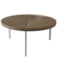 Vipp716 Open-Air Sofabord Ø90 cm Teak