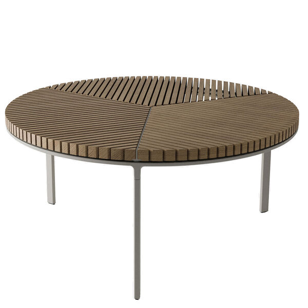 Vipp716 Open-Air Salongbord Ø90 cm Teak