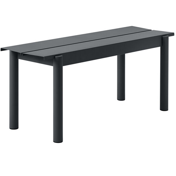 Linear Bänk Stål 110 cm Antracit