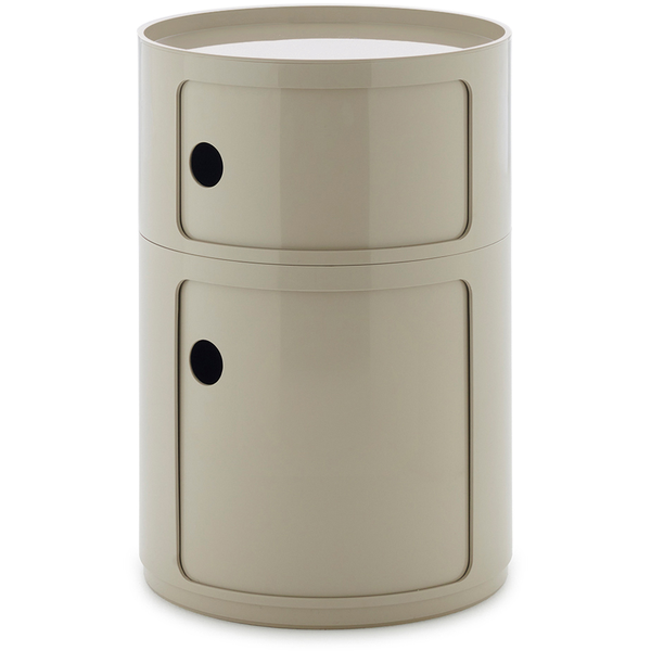 Componibili New Big Opbevaring Med 2 Rum Dove Grey