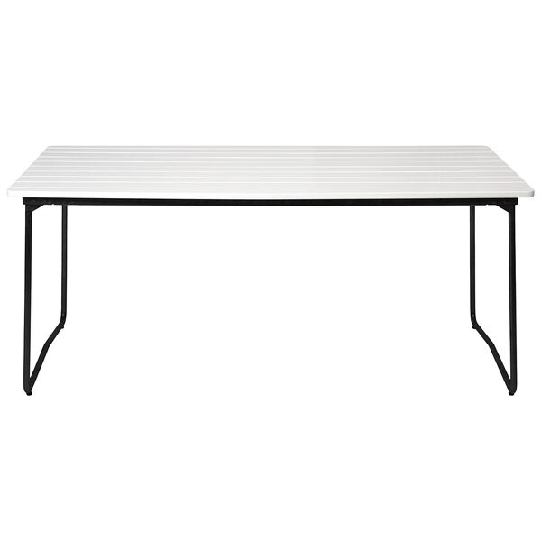 B31 Bord 92x170 cm White lacquered Eik / Sort