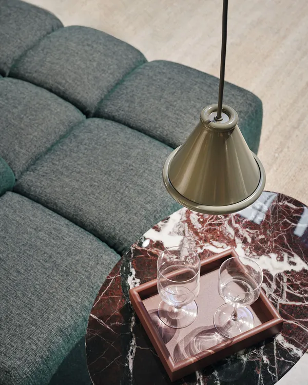 Belle Pendel Ø15 Moss Grey