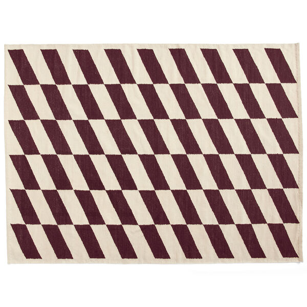 Shift Kelimtæppe 140x200 cm Bourgogne