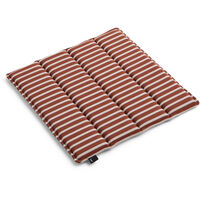 Terrazza Seat Cushion 40x40 cm Terracotta Bold Stripe