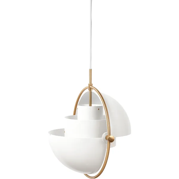 Multi-Lite Pendel Ø255 cm Messing / Hvit
