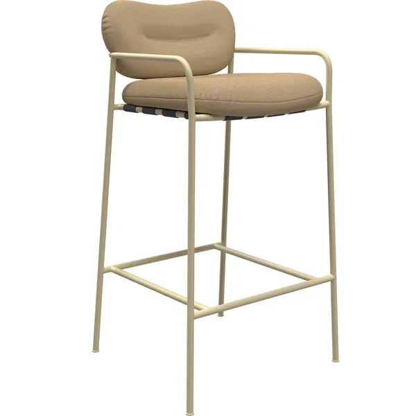 Bollo Bar Stool 75 cm Vidar Beige 0323