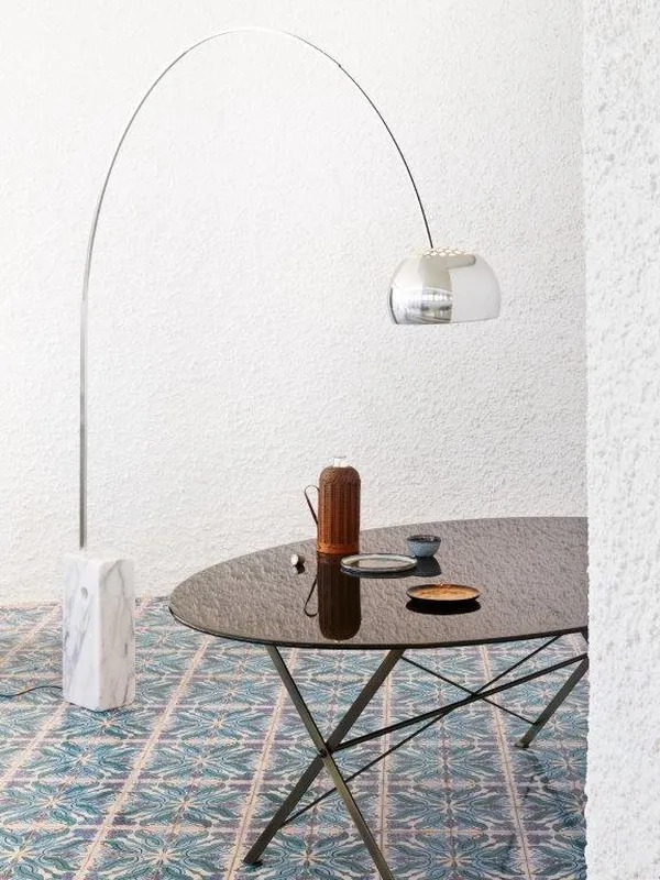 Arco Gulvlampe Marmor