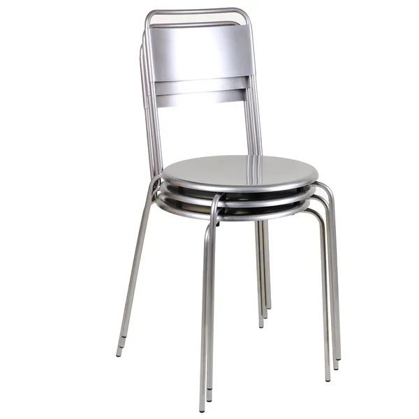 Petit Rond Stol Rustfrit Stål