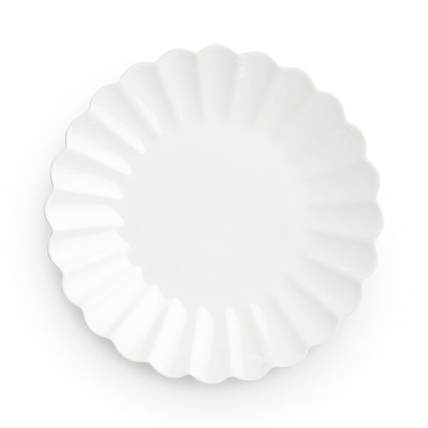 Oyster Tallerken Hvid 20 cm