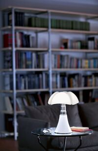 Pipistrello Mini Bordslampa LED Vit