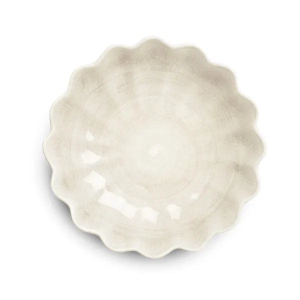 Oyster Skål 24 cm Sand