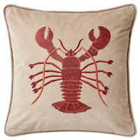Lobster Pudebetræk 50x50 cm Tan / Apricot Orange