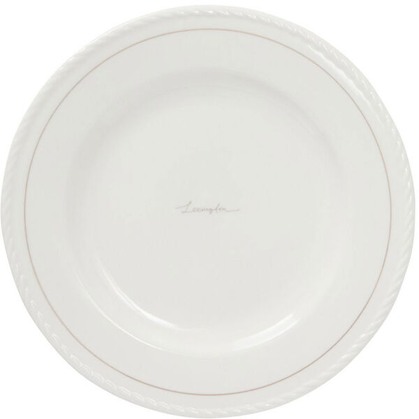 Lexington Porcelain Desserttallrik 22 cm 4-pack Vit / Beige
