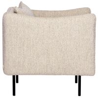 Tiki Armchair S W:70 cm Black Legs / Sand
