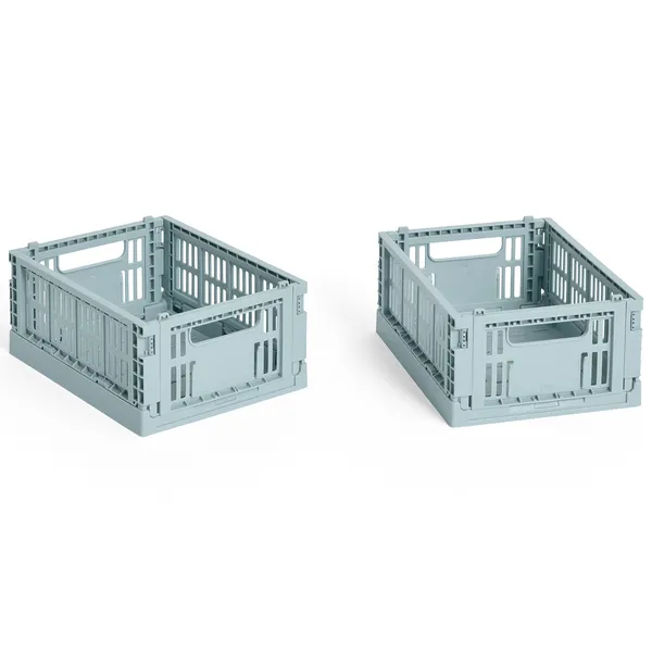 Colour Crate Mini Oppbevaring 2-pk Dusty Blue