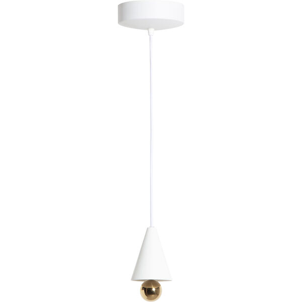 Cherry LED Pendel 93 mm Hvit