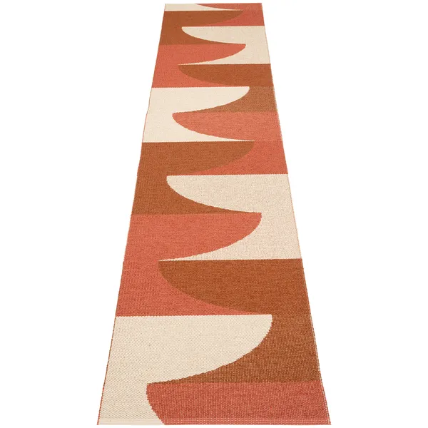 Hill Matta 70x360 cm Brick / Rust / Cream